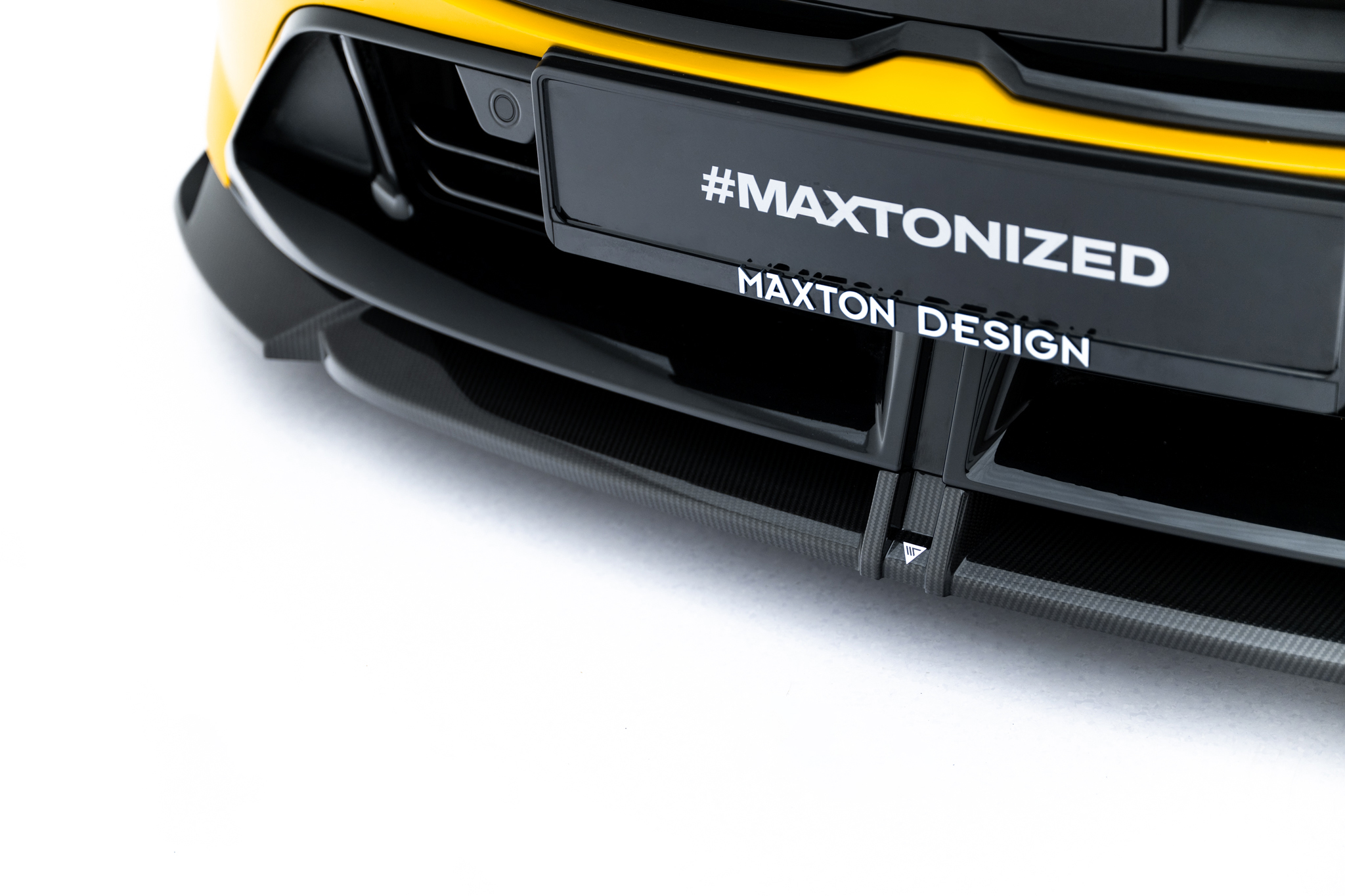 PREPREG CARBON FIBER FRONT SPLITTER SUITABLE FOR BMW M135I / 1 M-PACK F70 – MAXTON DESIGN - 5
