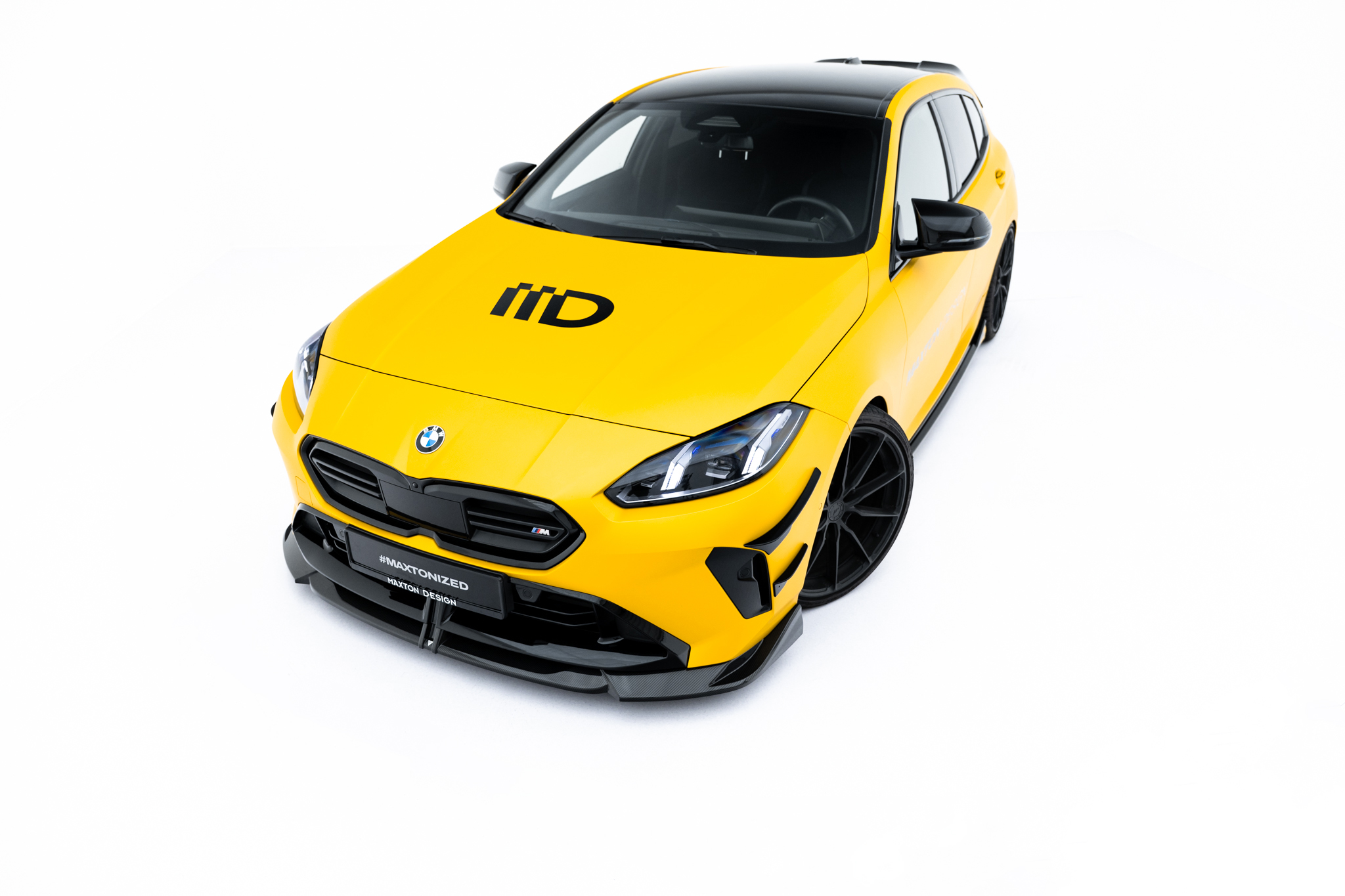 PREPREG CARBON FIBER FRONT SPLITTER SUITABLE FOR BMW M135I / 1 M-PACK F70 – MAXTON DESIGN - 3