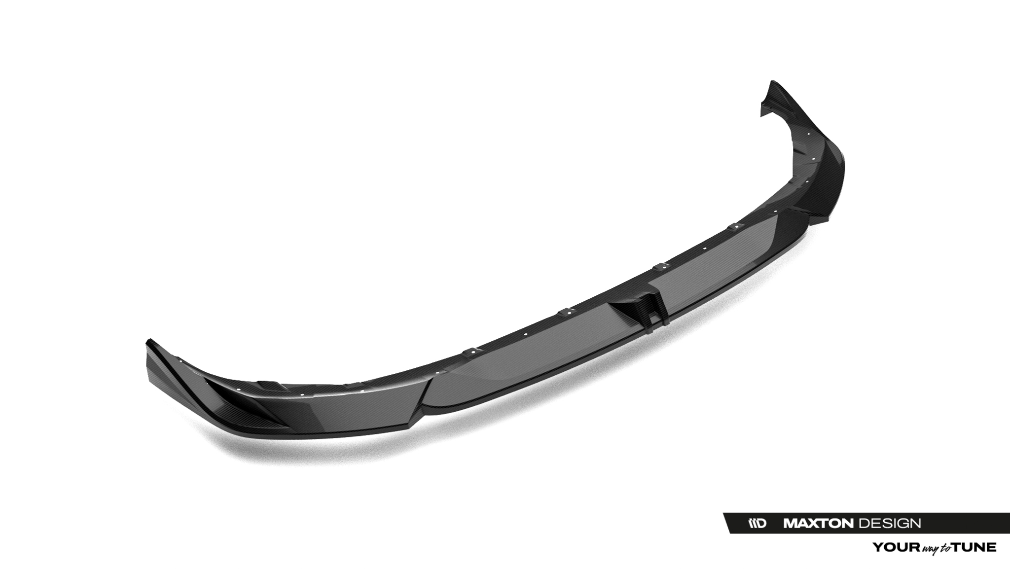 PREPREG CARBON FIBER FRONT SPLITTER SUITABLE FOR BMW M135I / 1 M-PACK F70 – MAXTON DESIGN - 8