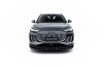 FRONT SPLITTER SUITABLE FOR AUDI Q6 E-TRON STANDARD / S-LINE / SQ6 E-TRON SUV / SPORTBACK MK1 – MAXTON DESIGN