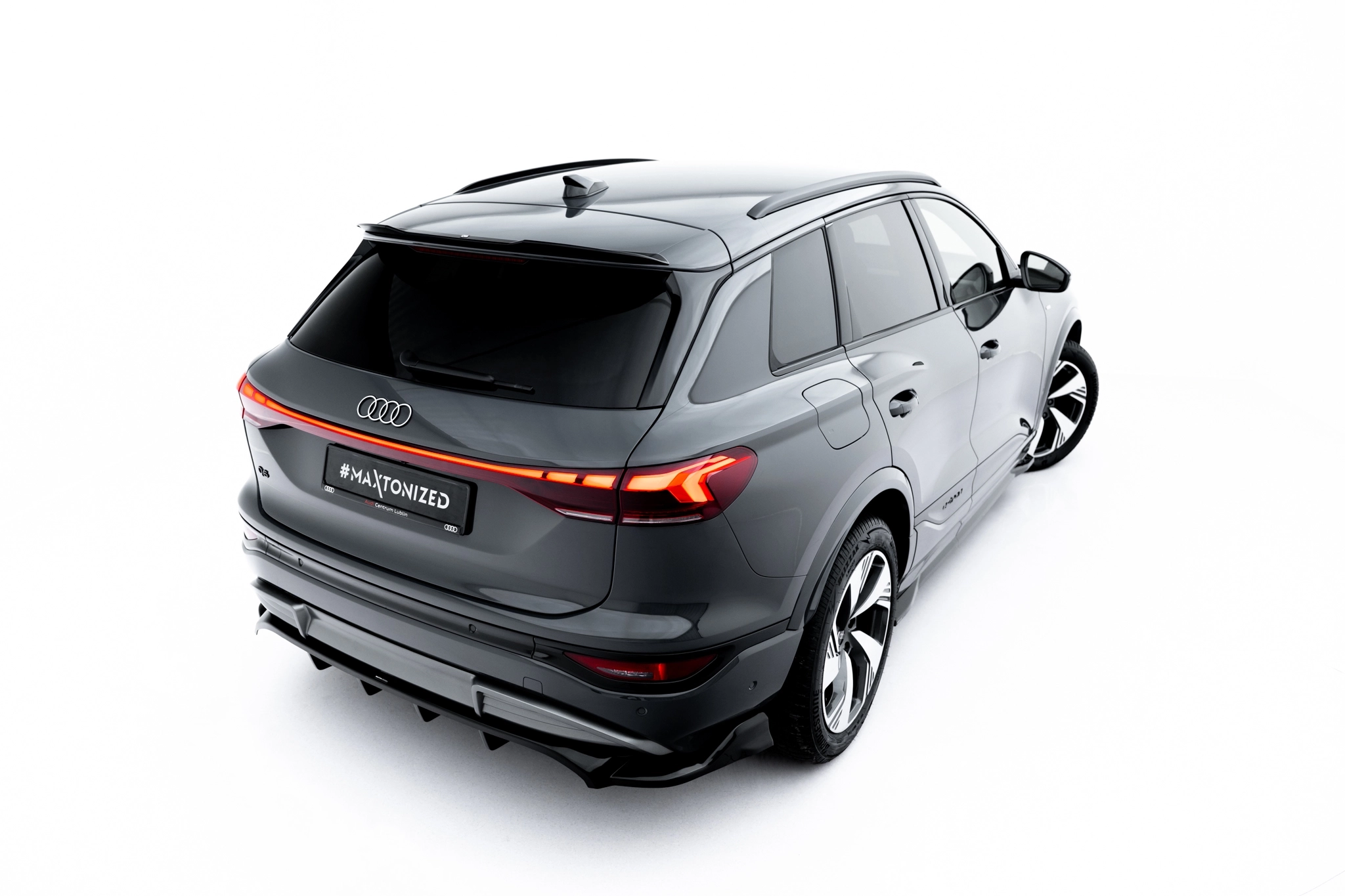 SPOILER CAP SUITABLE FOR AUDI Q6 E-TRON STANDARD / S-LINE / SQ6 E-TRON SUV MK1 – MAXTON DESIGN - 4