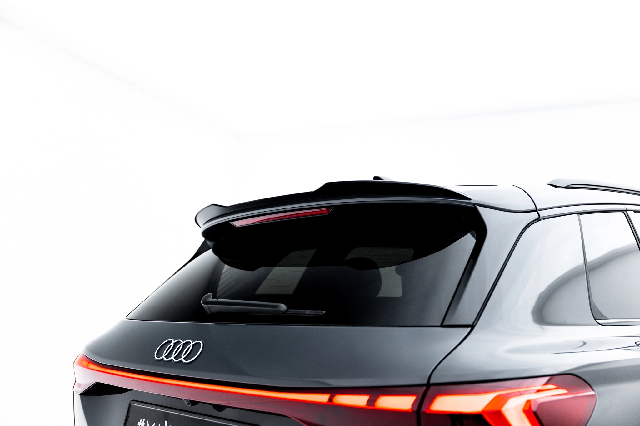 SPOILER CAP SUITABLE FOR AUDI Q6 E-TRON STANDARD / S-LINE / SQ6 E-TRON SUV MK1 – MAXTON DESIGN - 3