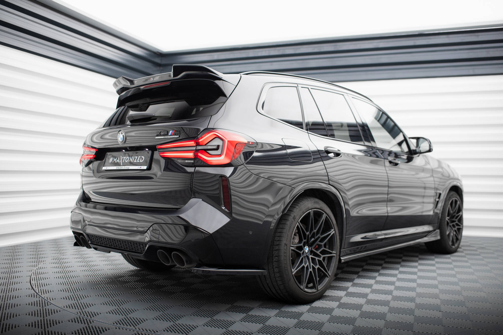 Rear Side Splitters V.1 BMW X3 M F97 Facelift - 4