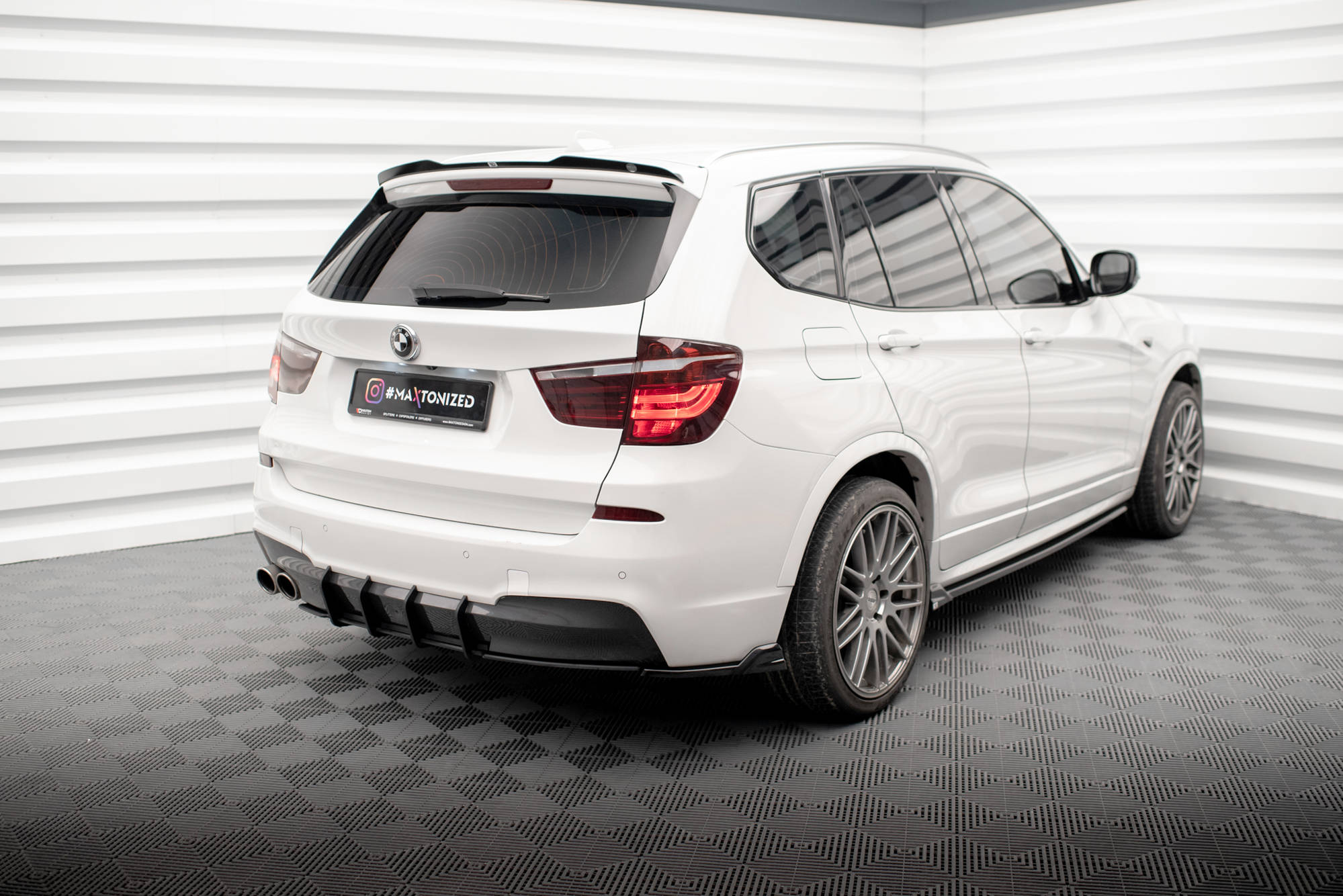 REAR SIDE SPLITTERS SUITABLE FOR BMW X3 M-PACK F25 – MAXTON DESIGN - 2