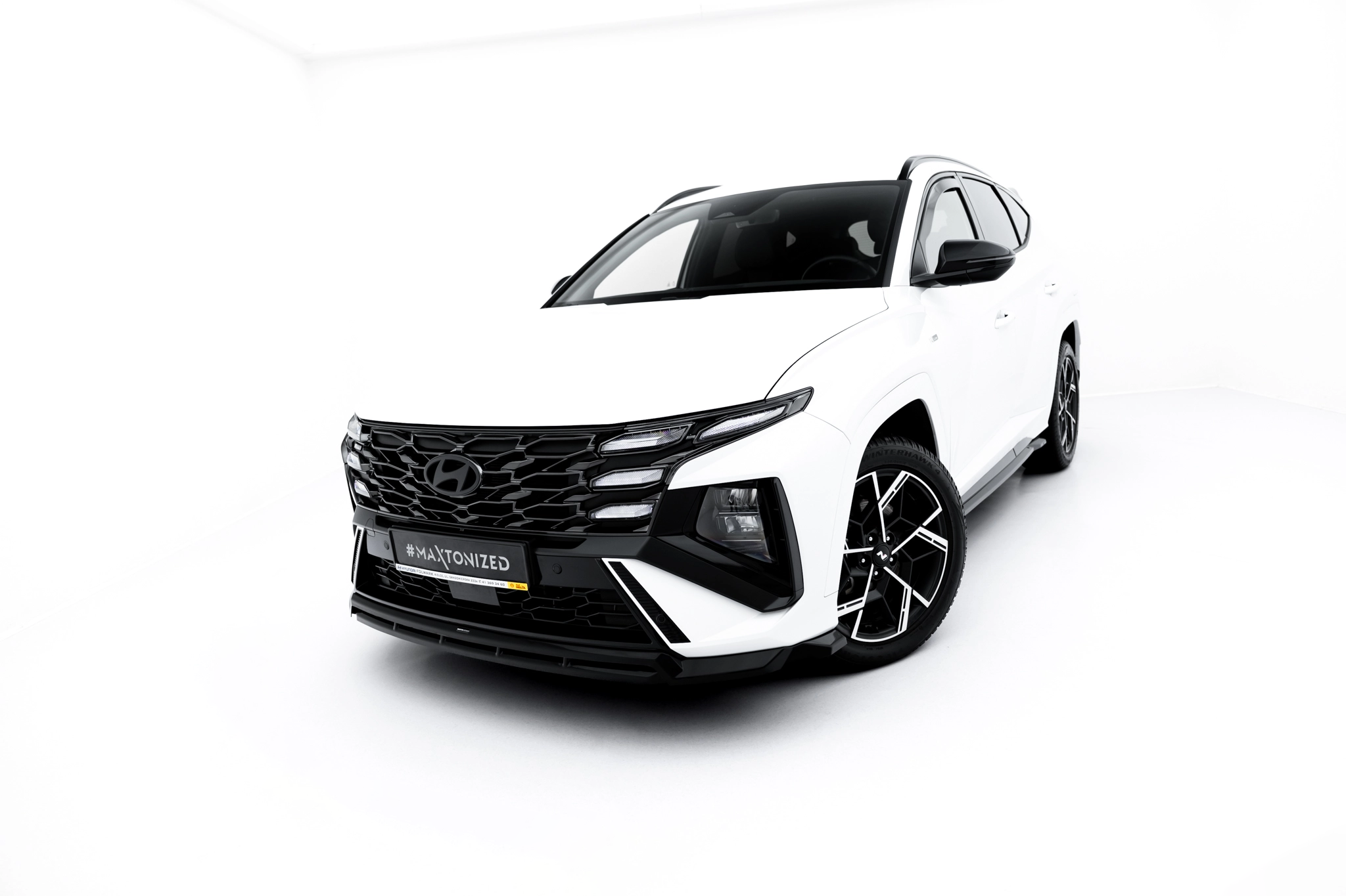 FRONT SPLITTER SUITABLE FOR HYUNDAI TUCSON N-LINE MK4 FACELIFT – MAXTON DESIGN - 3
