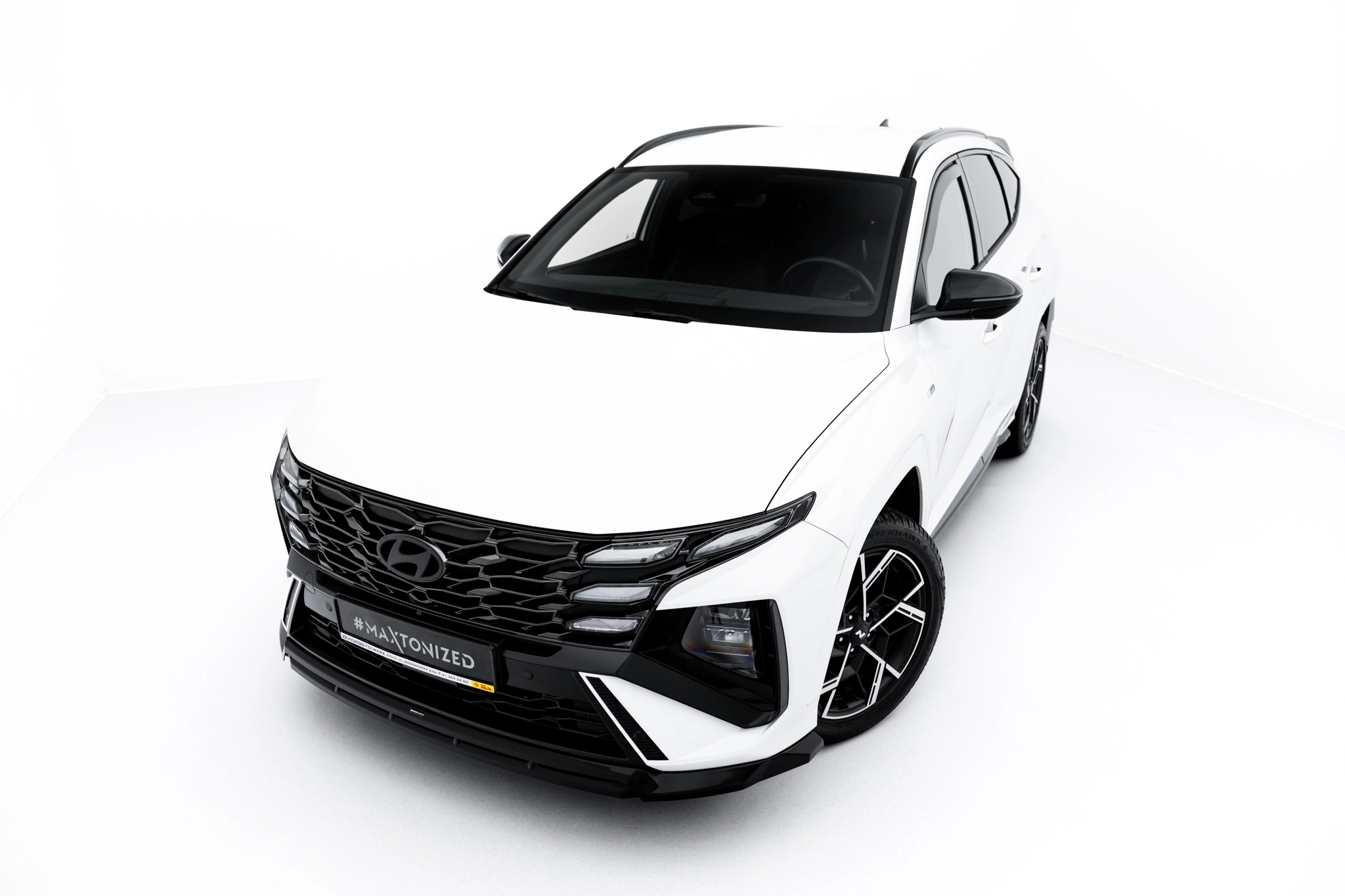 FRONT SPLITTER SUITABLE FOR HYUNDAI TUCSON N-LINE MK4 FACELIFT – MAXTON DESIGN - 4