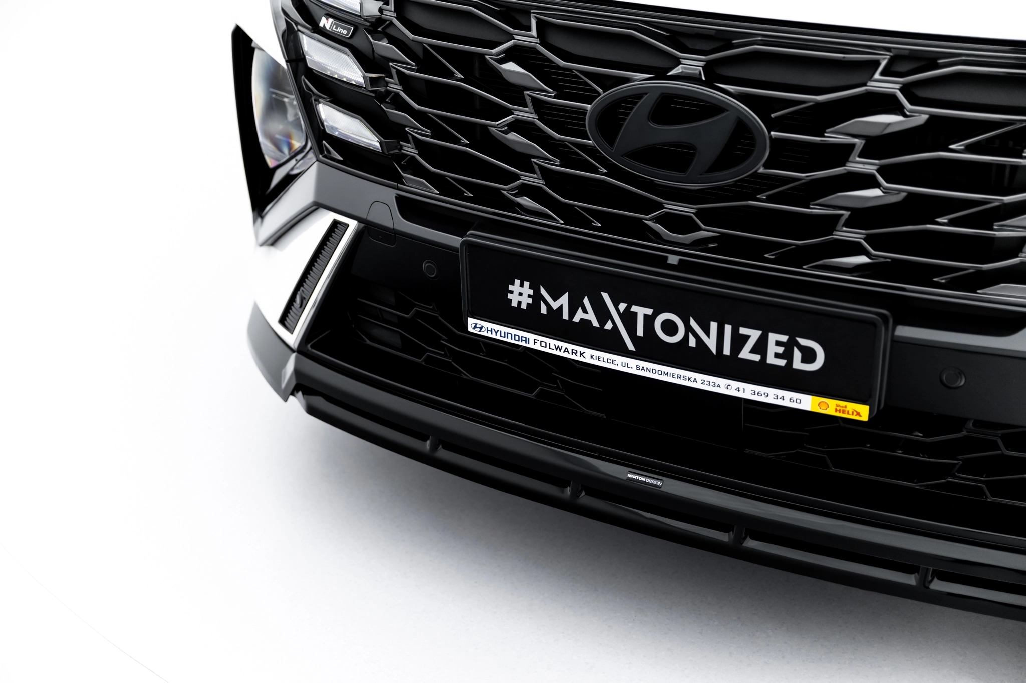 FRONT SPLITTER SUITABLE FOR HYUNDAI TUCSON N-LINE MK4 FACELIFT – MAXTON DESIGN - 6