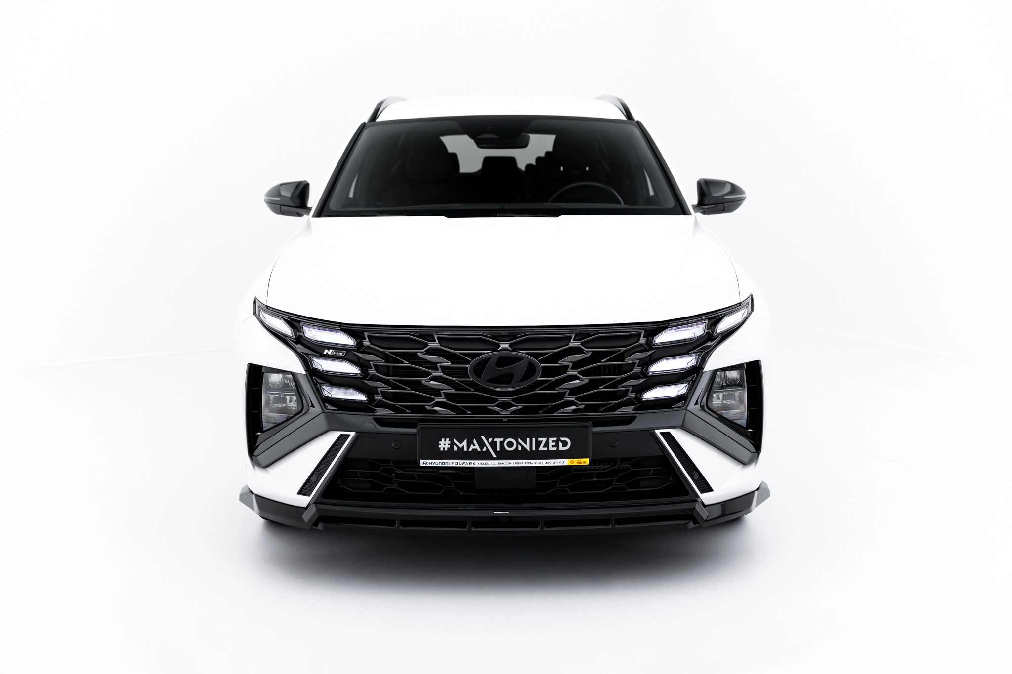 FRONT SPLITTER SUITABLE FOR HYUNDAI TUCSON N-LINE MK4 FACELIFT – MAXTON DESIGN - 2