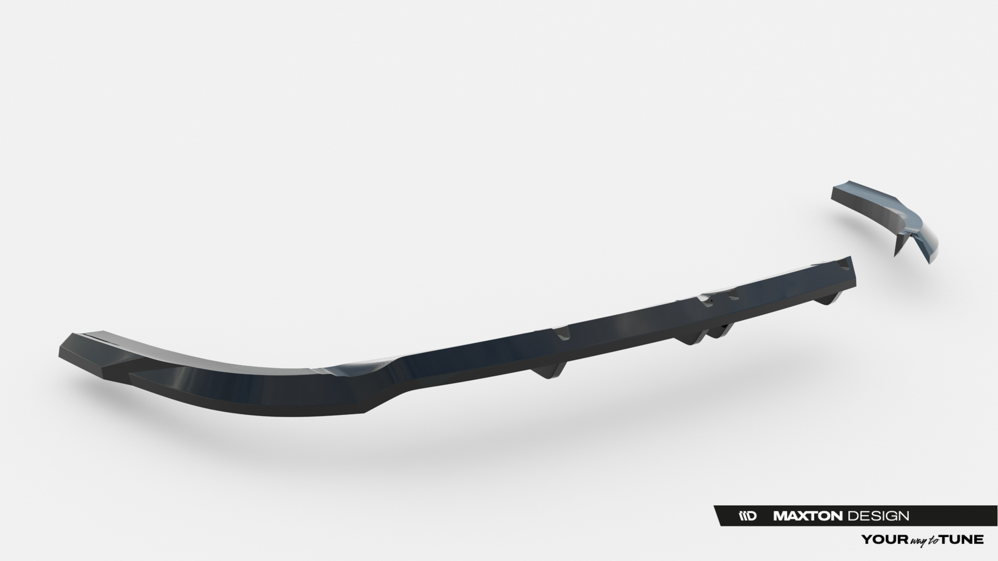 REAR SPLITTER (WITH VERTICAL BARS) SUITABLE FOR HYUNDAI TUCSON N-LINE MK4 FACELIFT – MAXTON DESIGN - 5