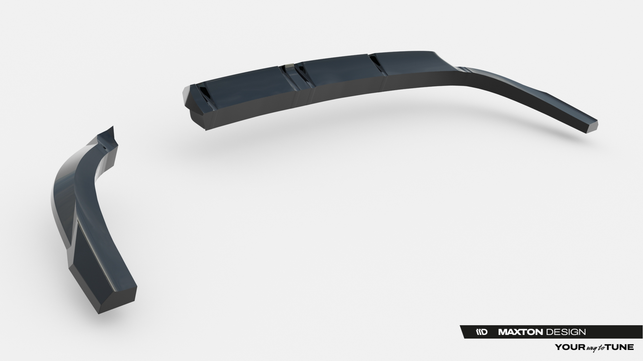 REAR SPLITTER (WITH VERTICAL BARS) SUITABLE FOR HYUNDAI TUCSON N-LINE MK4 FACELIFT – MAXTON DESIGN - 3