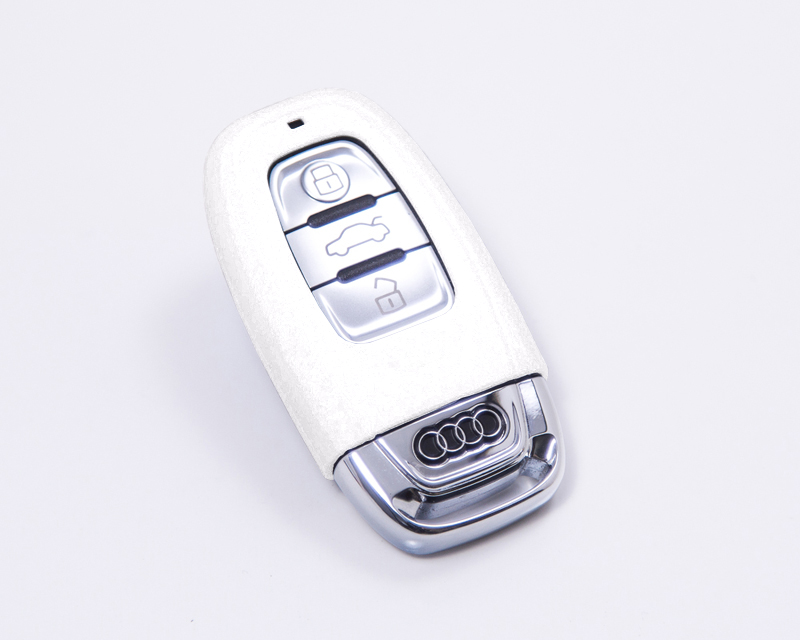 AGENCY POWER WHITE RUBBER KEY FOB PROTECTION CASE AUDI - 2