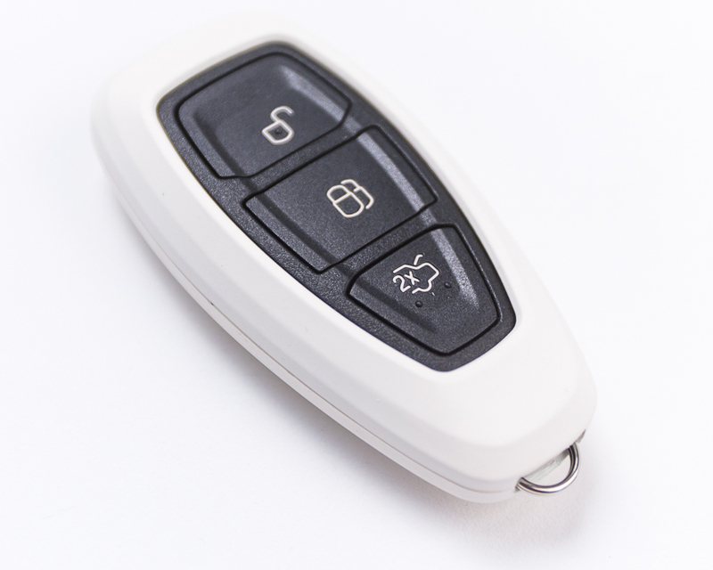 AGENCY POWER WHITE PLASTIC KEY FOB PROTECTION CASED 1ST GEN REMOTE KEY FOCUS FOCUS ST 13-15 - 2