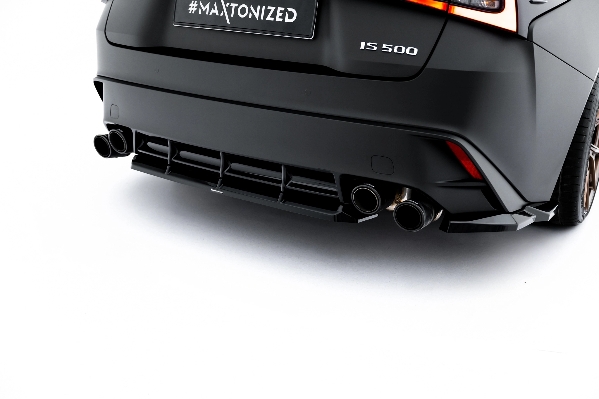 REAR SPLITTER FOR SUITABLE FOR LEXUS IS 500 MK3 FACELIFT 2 (XE30) – MAXTON DESIGN