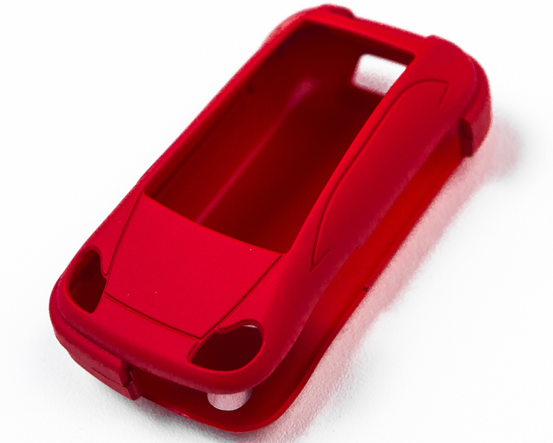 AGENCY POWER RED PLASTIC KEY FOB PROTECTION CASE PORSCHE CAYENNE V6 V8 TURBO 03-10 - 2