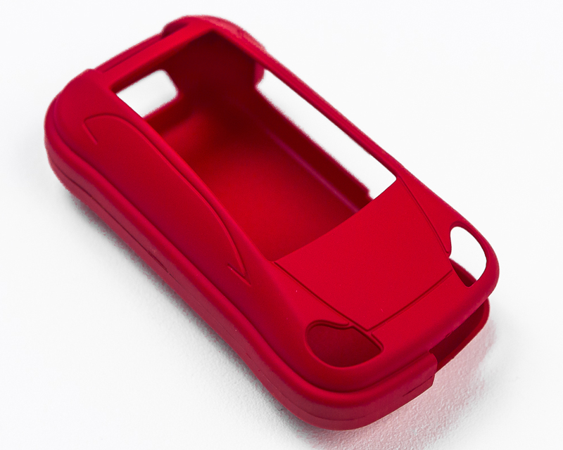 AGENCY POWER RED PLASTIC KEY FOB PROTECTION CASE PORSCHE CAYENNE V6 V8 TURBO 03-10