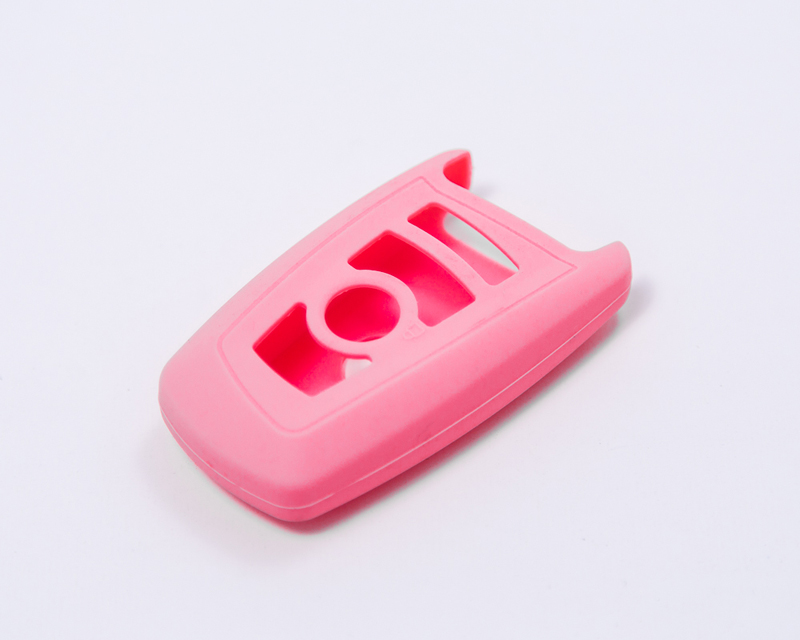 AGENCY POWER PINK RUBBER KEY FOB PROTECTION CASE BMW