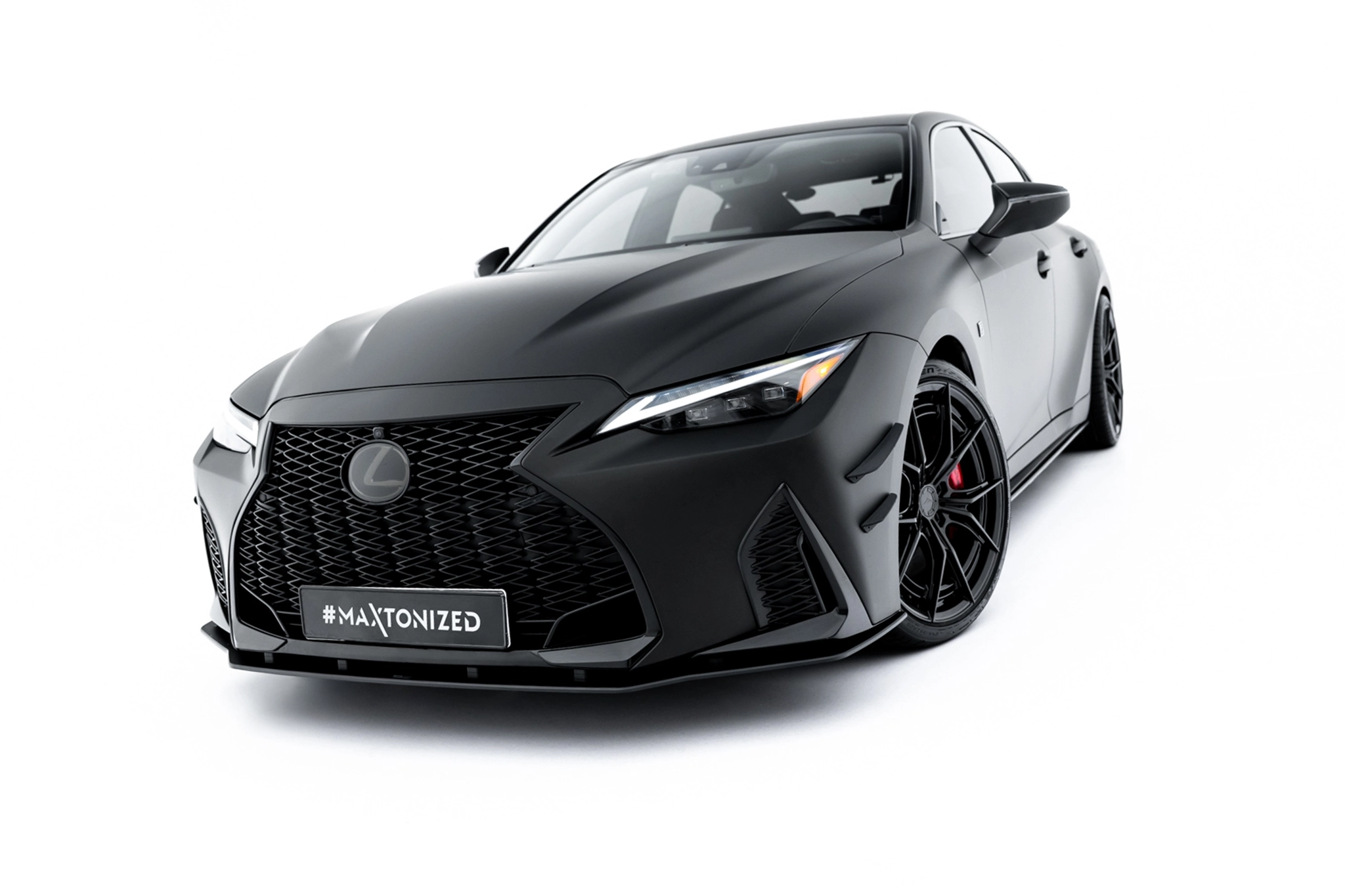 STREET PRO FRONT SPLITTER SUITABLE FOR LEXUS IS 500 MK3 FACELIFT 2 (XE30) – MAXTON DESIGN - 3