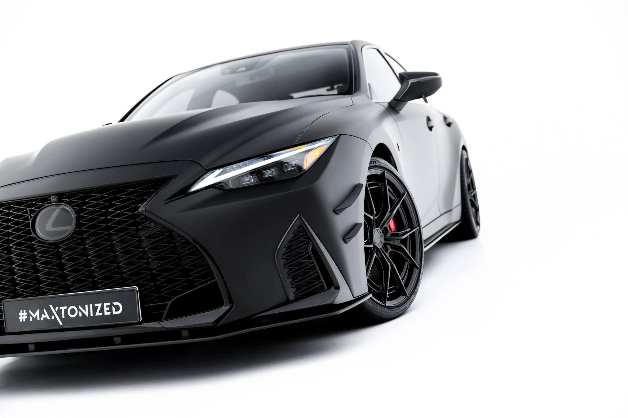 STREET PRO FRONT SPLITTER SUITABLE FOR LEXUS IS 500 MK3 FACELIFT 2 (XE30) – MAXTON DESIGN - 5