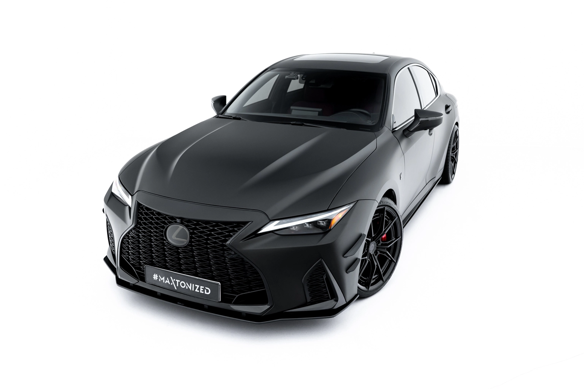 STREET PRO FRONT SPLITTER SUITABLE FOR LEXUS IS 500 MK3 FACELIFT 2 (XE30) – MAXTON DESIGN - 7