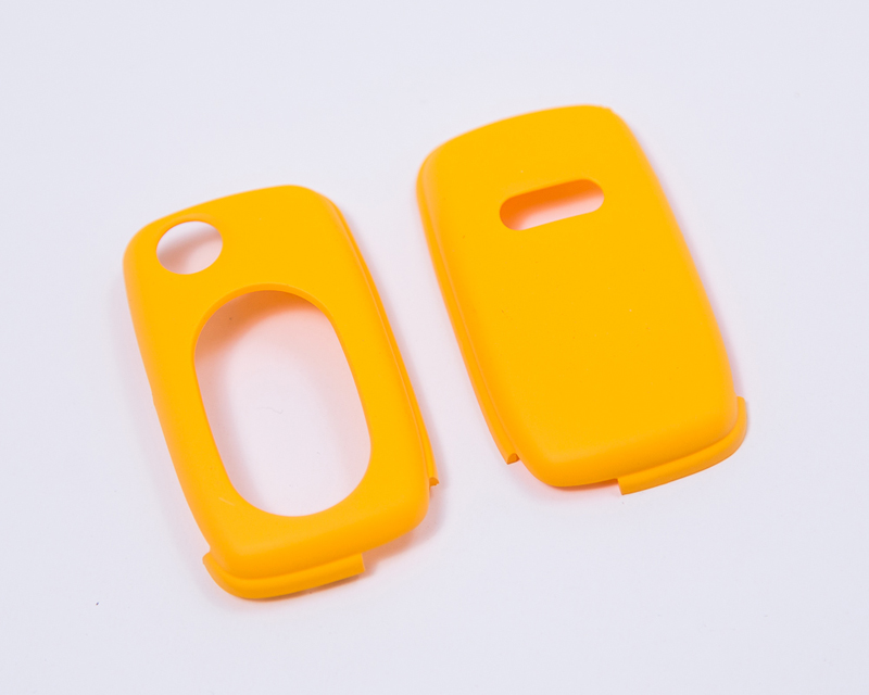 AGENCY POWER YELLOW HARD PLASTIC KEY FOB PROTECTION CASE AUDI