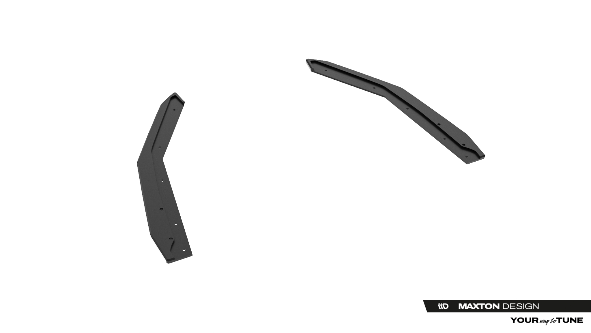 STREET PRO REAR SIDE SPLITTERS SUITABLE FOR LEXUS IS 500 MK3 FACELIFT 2 (XE30) – MAXTON DESIGN - 3