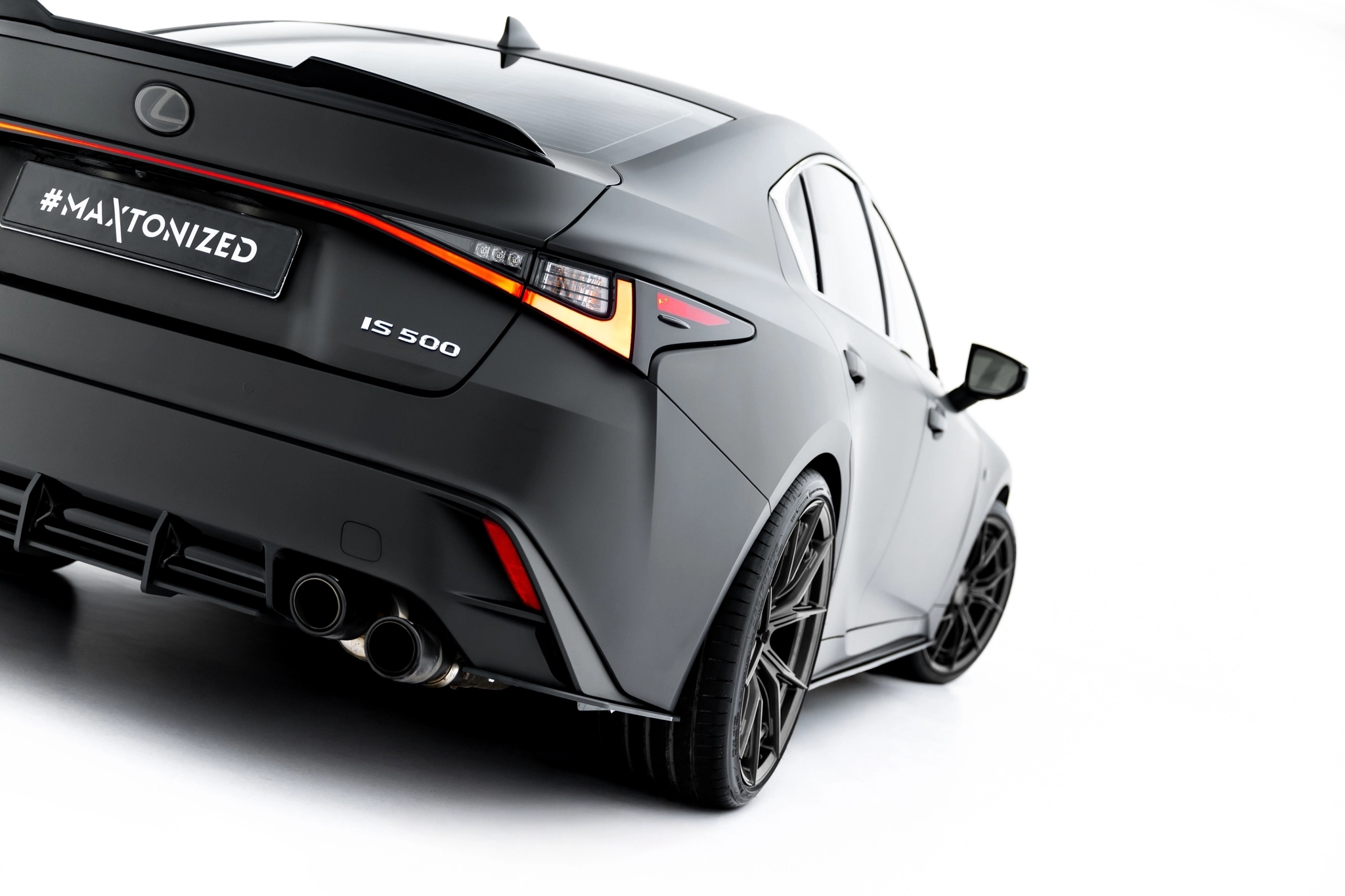 STREET PRO REAR SIDE SPLITTERS SUITABLE FOR LEXUS IS 500 MK3 FACELIFT 2 (XE30) – MAXTON DESIGN - 2