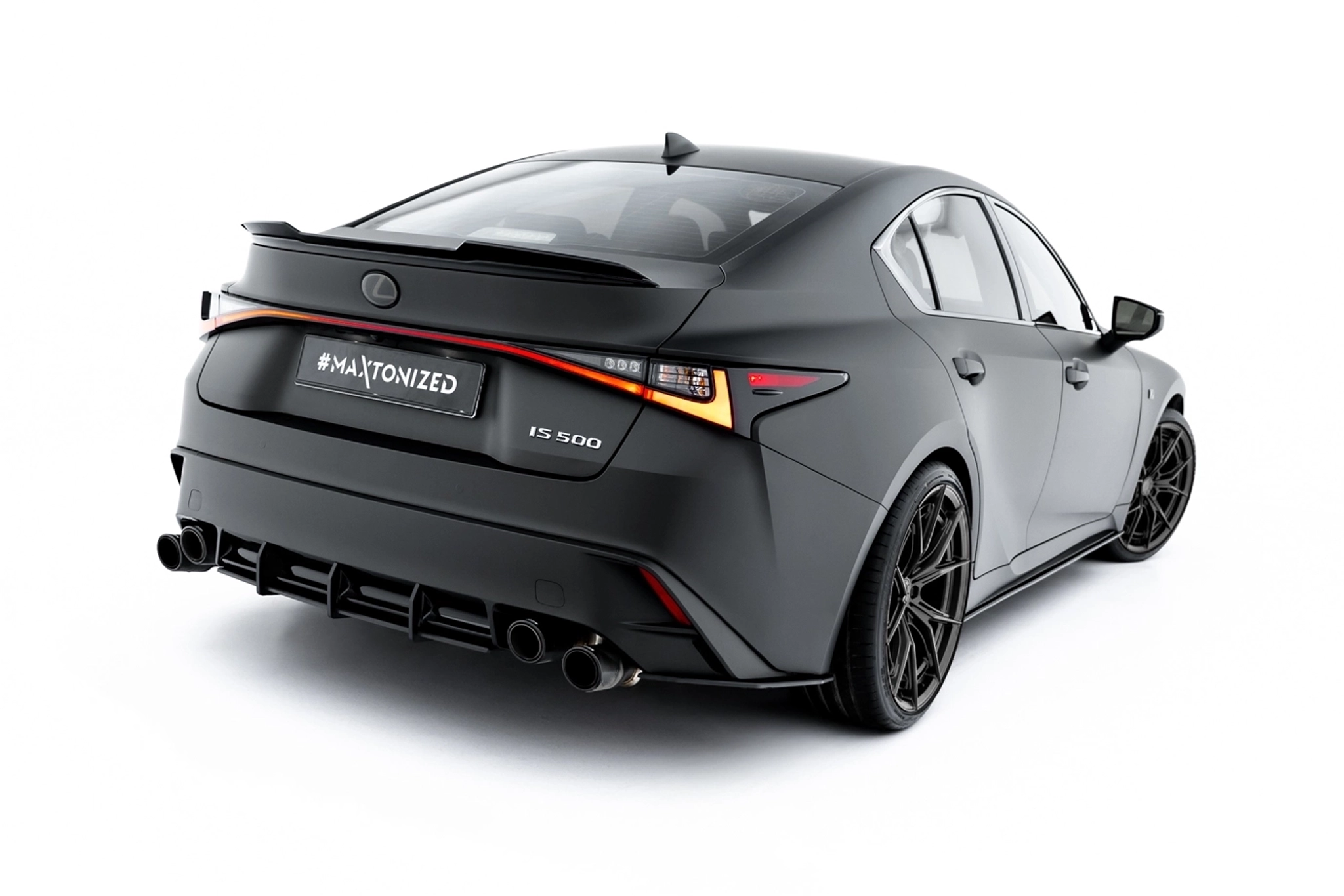 STREET PRO REAR SIDE SPLITTERS SUITABLE FOR LEXUS IS 500 MK3 FACELIFT 2 (XE30) – MAXTON DESIGN - 5