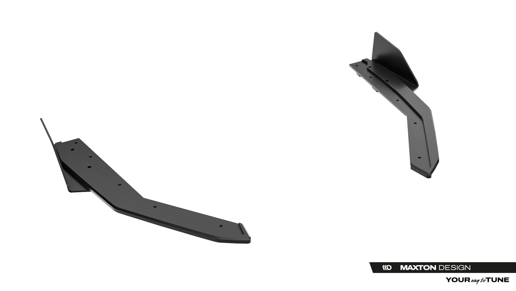 STREET PRO REAR SIDE SPLITTERS + FLAPS SUITABLE FOR LEXUS IS 500 MK3 FACELIFT 2 (XE30) – MAXTON DESIGN