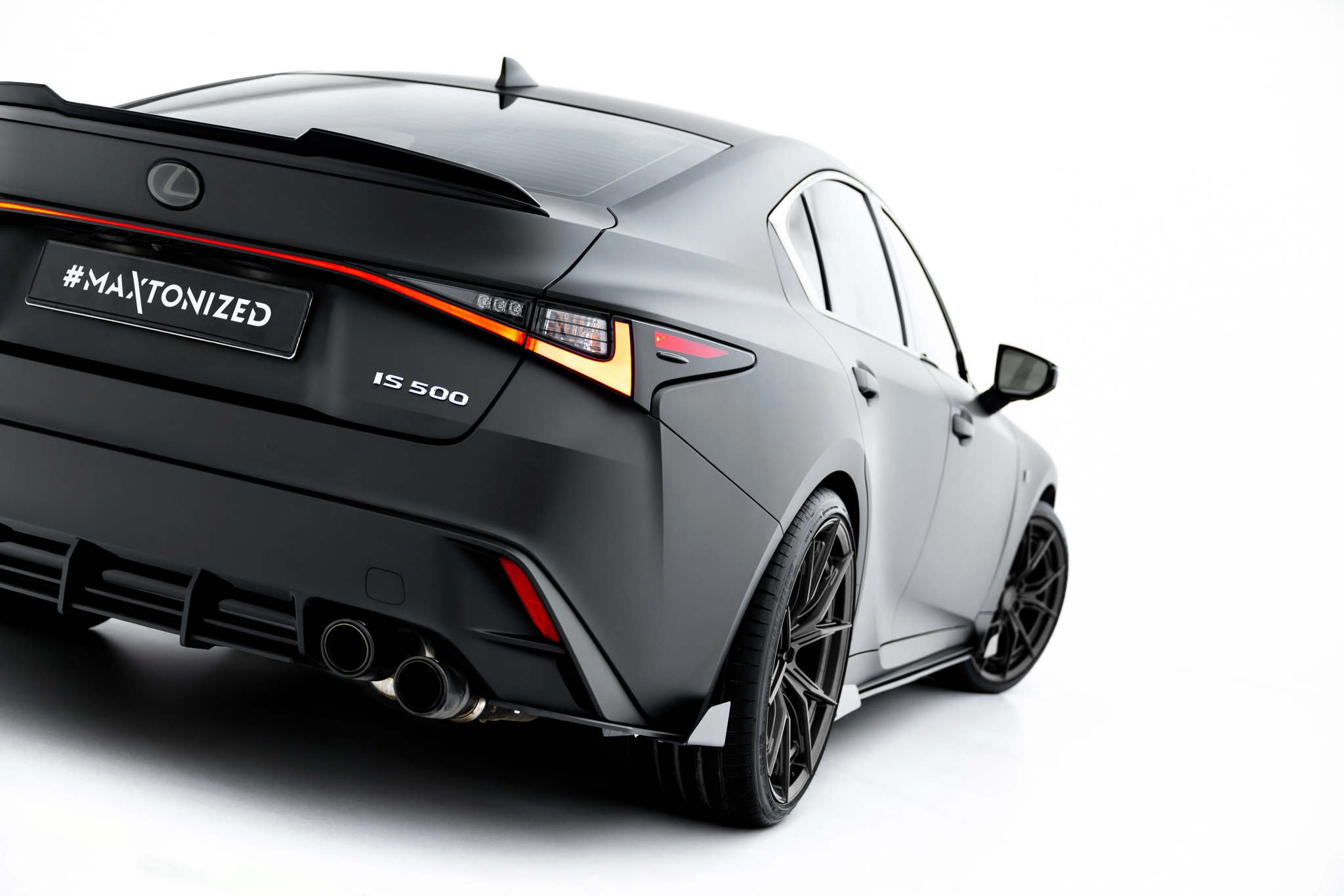 STREET PRO REAR SIDE SPLITTERS + FLAPS SUITABLE FOR LEXUS IS 500 MK3 FACELIFT 2 (XE30) – MAXTON DESIGN - 5