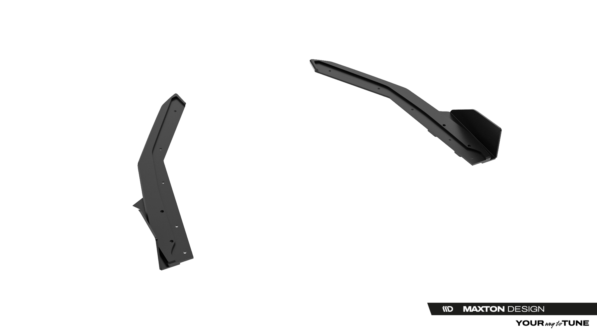 STREET PRO REAR SIDE SPLITTERS + FLAPS SUITABLE FOR LEXUS IS 500 MK3 FACELIFT 2 (XE30) – MAXTON DESIGN - 6