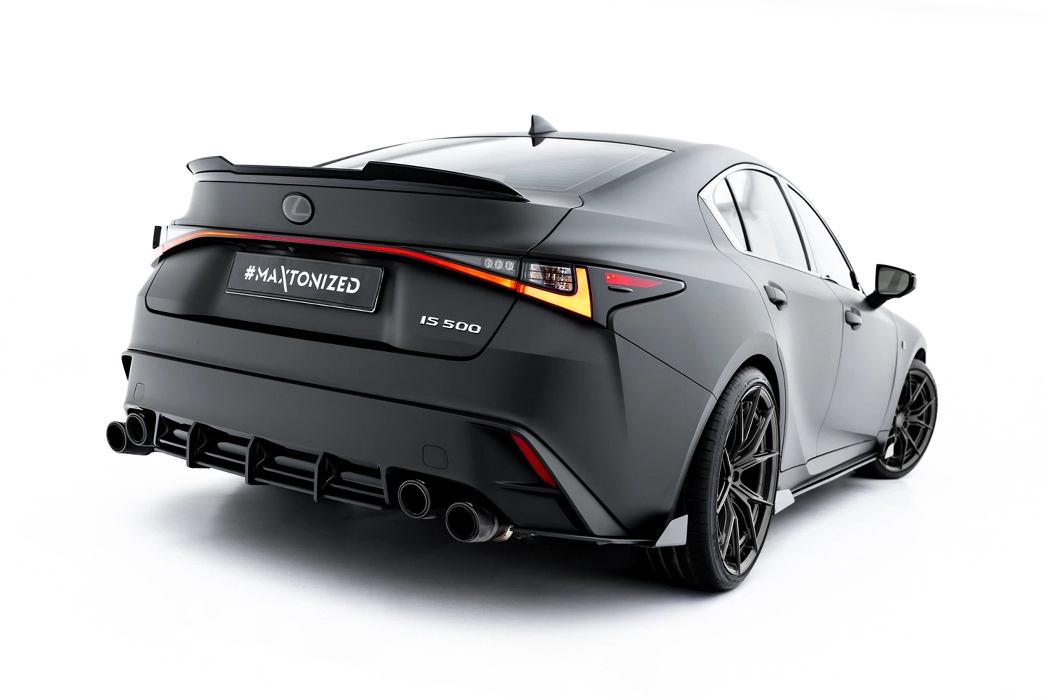 STREET PRO REAR SIDE SPLITTERS + FLAPS SUITABLE FOR LEXUS IS 500 MK3 FACELIFT 2 (XE30) – MAXTON DESIGN - 2