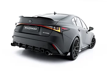 STREET PRO REAR SIDE SPLITTERS + FLAPS SUITABLE FOR LEXUS IS 500 MK3 FACELIFT 2 (XE30) – MAXTON DESIGN