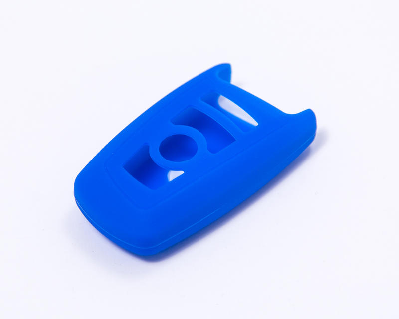 AGENCY POWER BLUE RUBBER KEY FOB PROTECTION CASE BMW