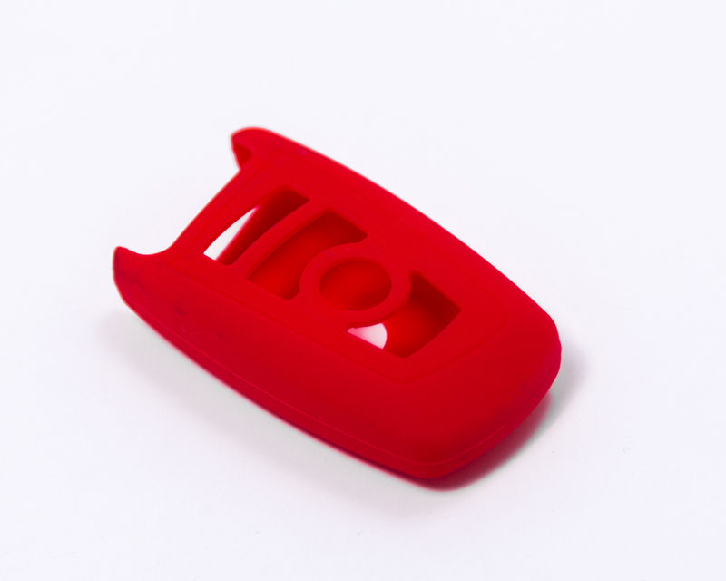 AGENCY POWER RED RUBBER KEY FOB PROTECTION CASE BMW