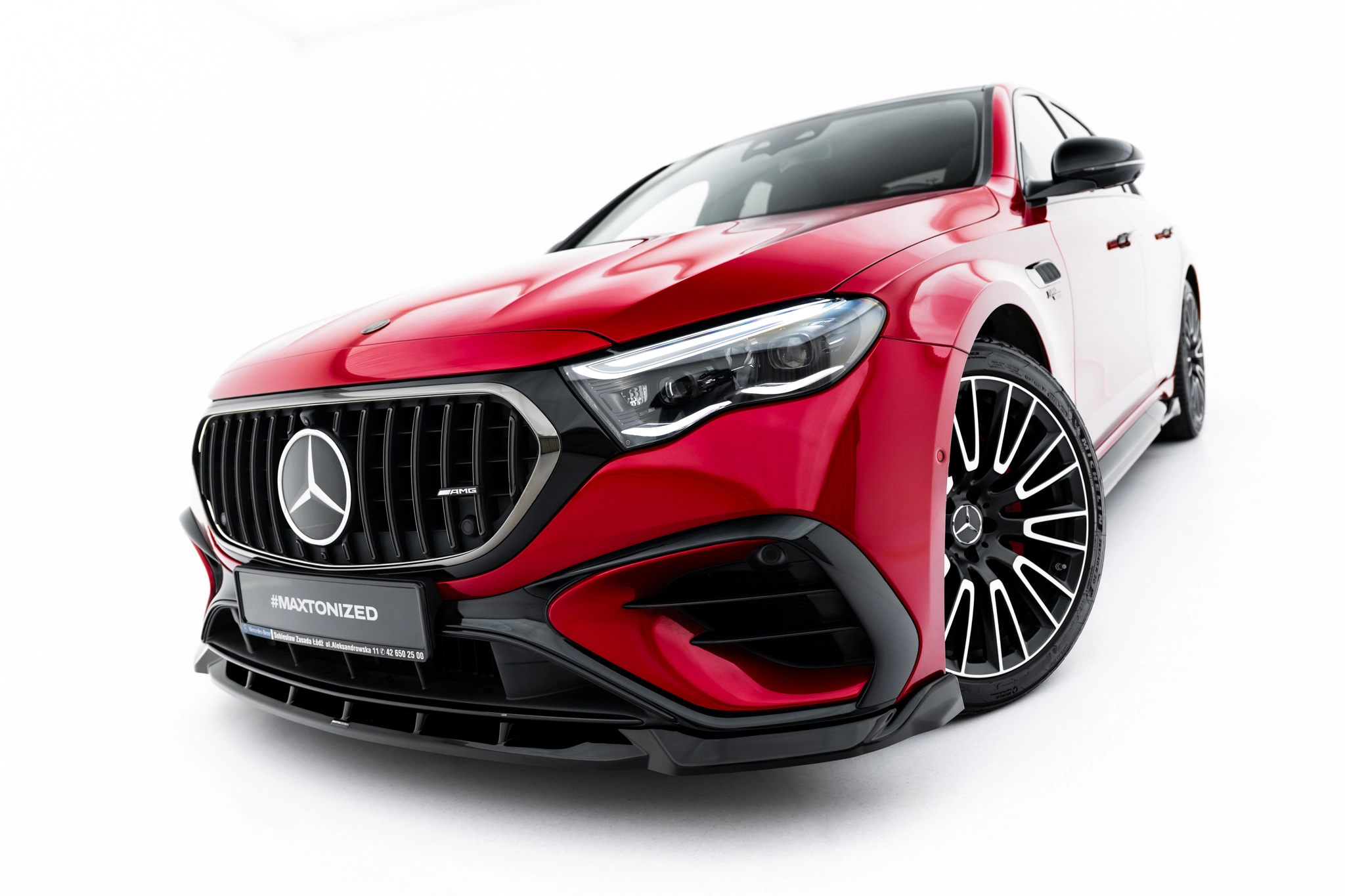 FRONT SPLITTER SUITABLE FOR MERCEDES-AMG E53 SEDAN / ESTATE W214 – MAXTON DESIGN - 4