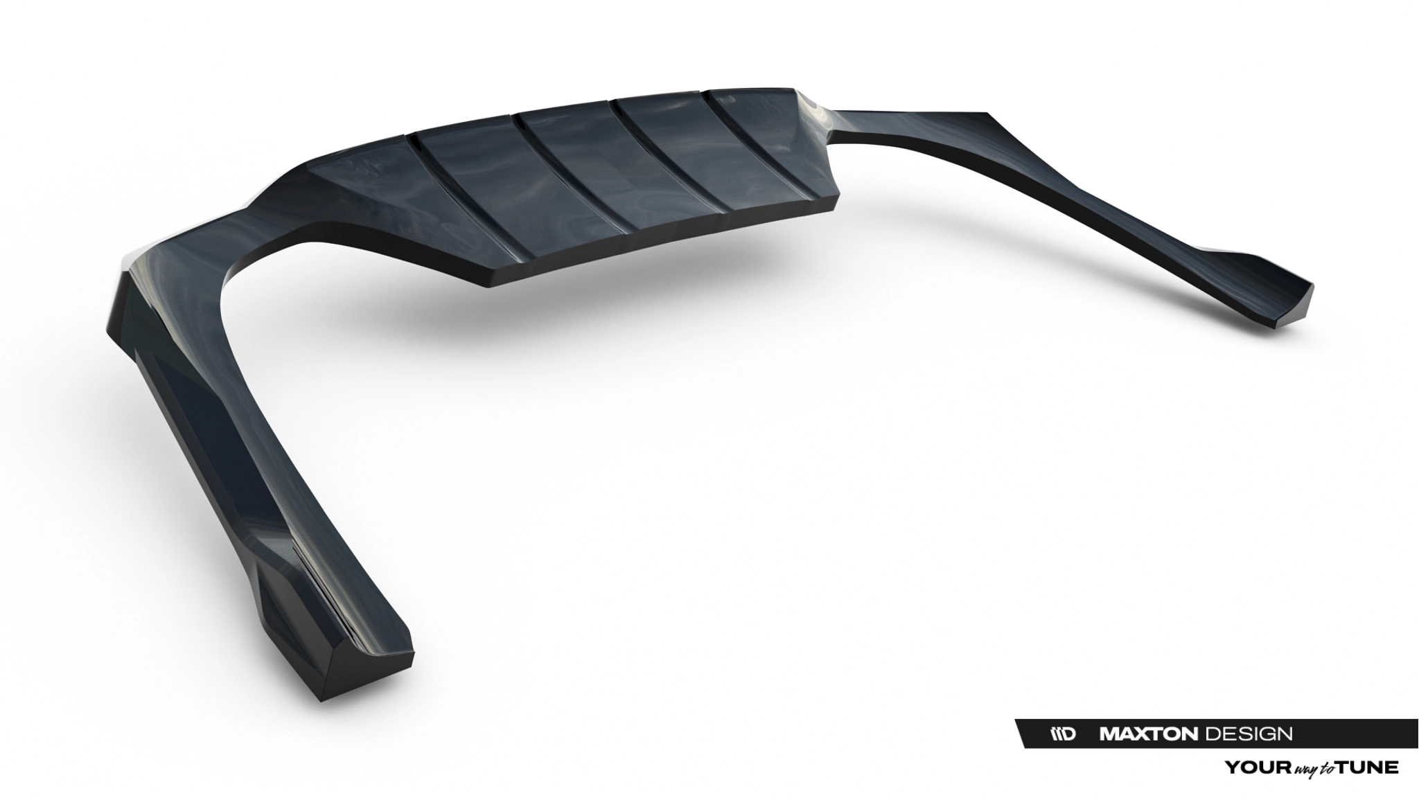 REAR SPLITTER (WITH VERTICAL BARS) SUITABLE FOR MERCEDES-AMG E53 SEDAN / ESTATE W214 – MAXTON DESIGN - 7