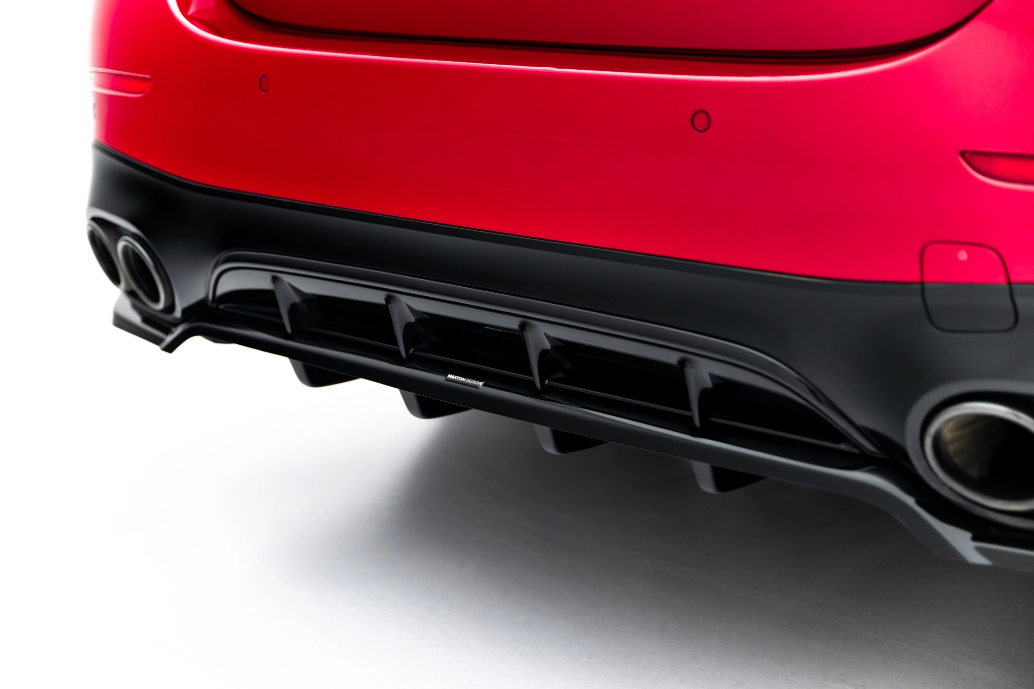 REAR SPLITTER (WITH VERTICAL BARS) SUITABLE FOR MERCEDES-AMG E53 SEDAN / ESTATE W214 – MAXTON DESIGN - 2