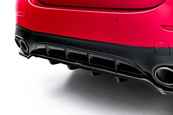 REAR SPLITTER (WITH VERTICAL BARS) SUITABLE FOR MERCEDES-AMG E53 SEDAN / ESTATE W214 – MAXTON DESIGN