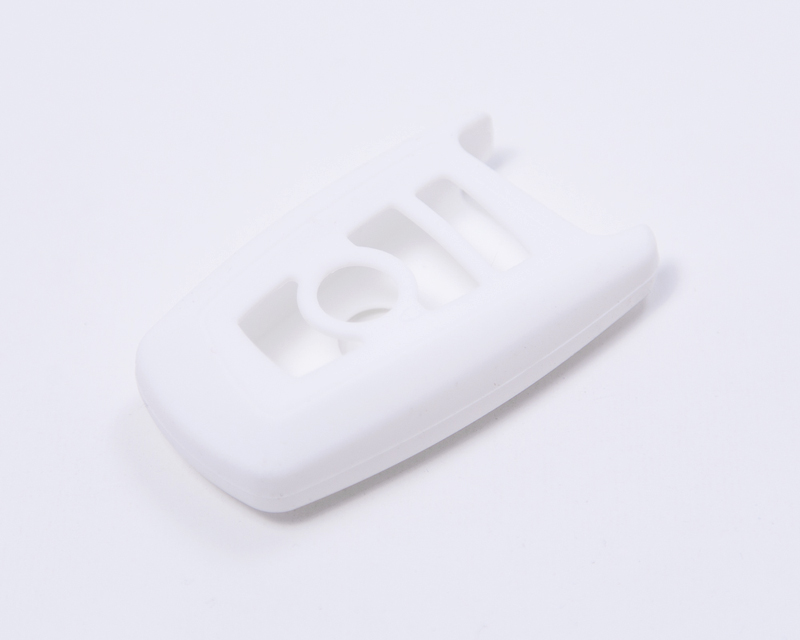 AGENCY POWER WHITE RUBBER KEY FOB PROTECTION CASE BMW