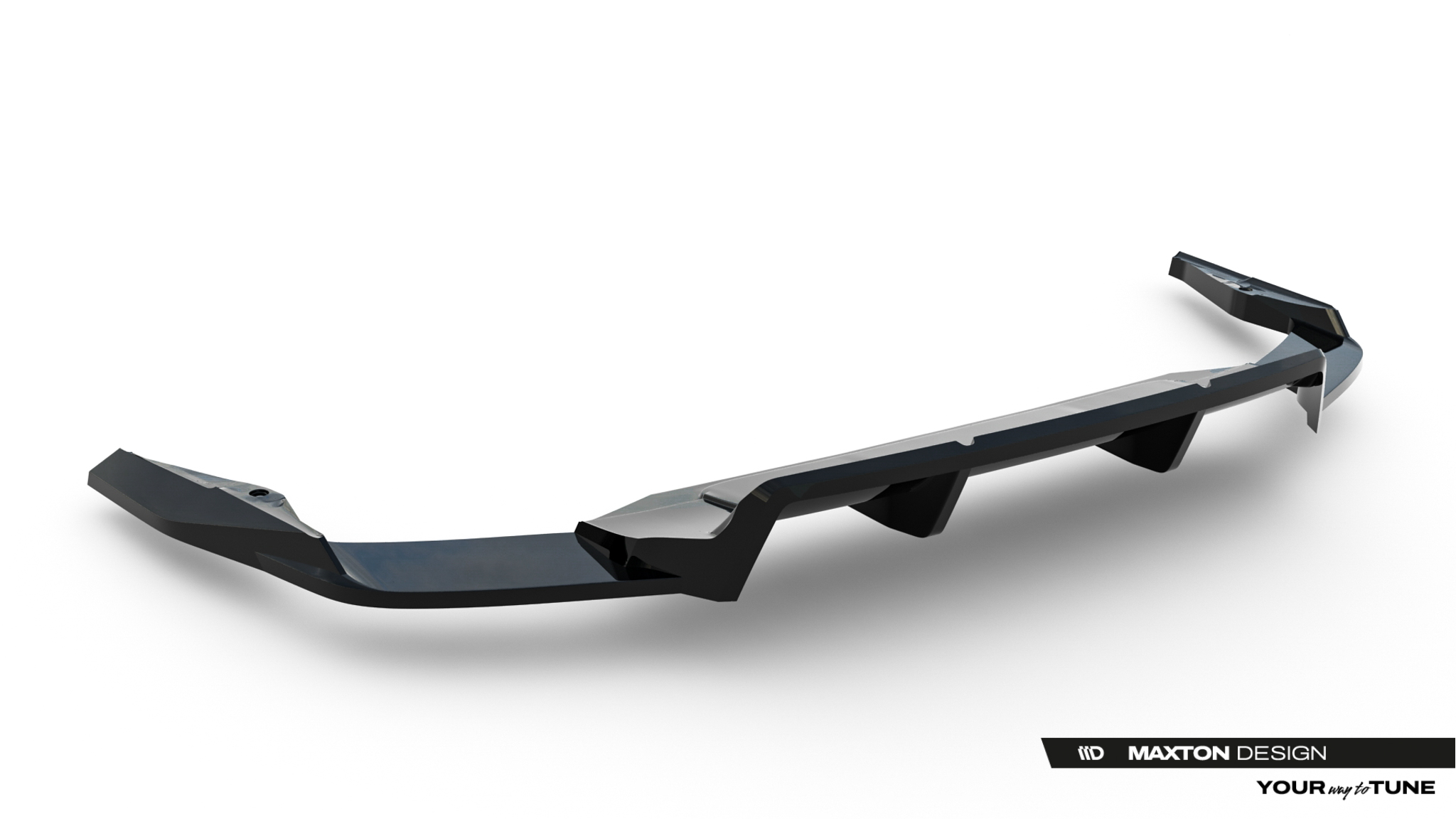REAR SPLITTER (WITH VERTICAL BARS) SUITABLE FOR AUDI SQ7 MK2 FACELIFT 2 – MAXTON DESIGN - 2