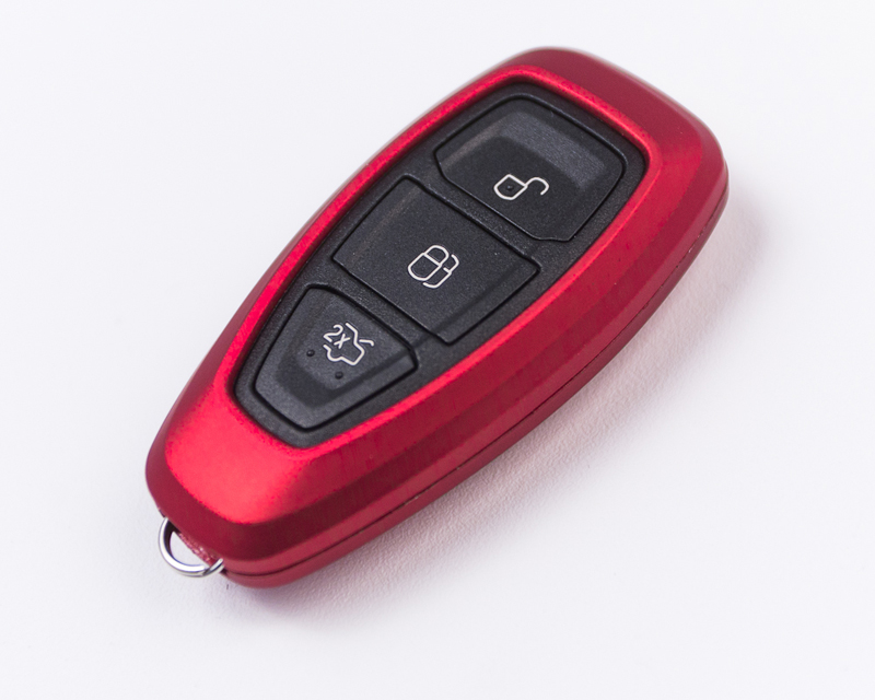AGENCY POWER METALLIC RED PLASTIC KEY FOB PROTECTION CASED 1ST GEN REMOTE KEY FOCUS FOCUS ST 13-15