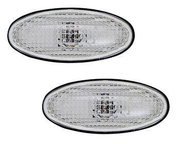 NISSAN 200SX S14 94-99 SIDEMARKERS SET CLEAR INCL E-MARK