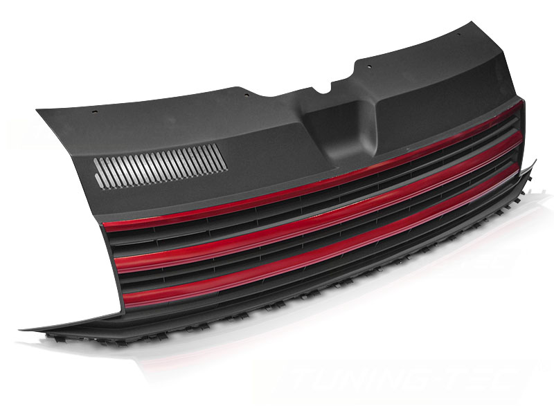 GRILL SVART RÖD TILL VW T6 2015-2019