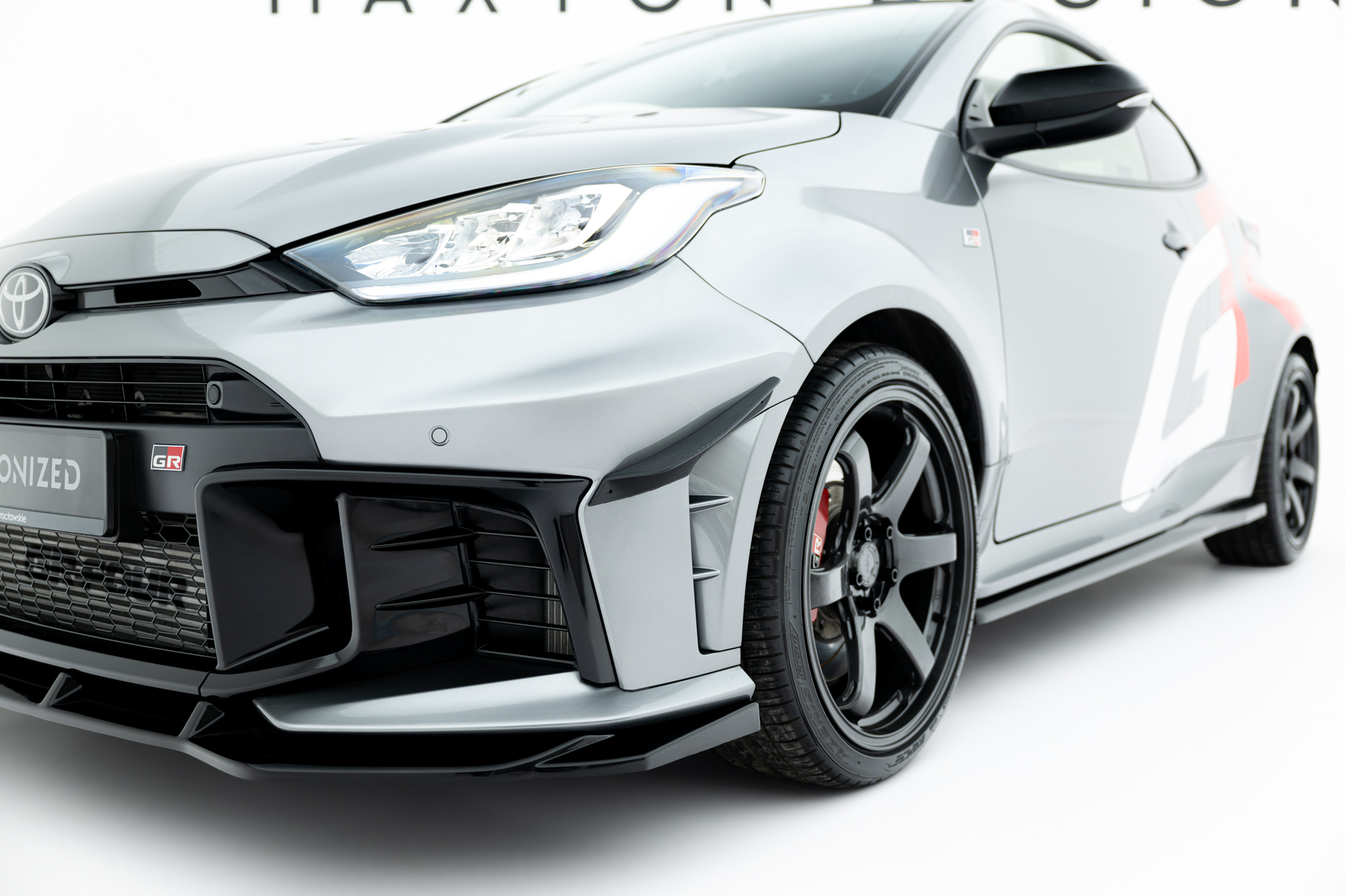 FRONT BUMPER WINGS (CANARDS) SUITABLE FOR TOYOTA GR YARIS MK4 FACELIFT – MAXTON DESIGN - 3
