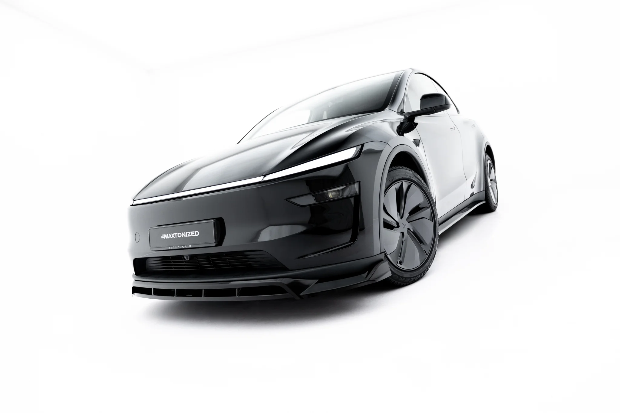 FRONT SPLITTER SUITABLE FOR TESLA MODEL Y PREMIUM MK1 FACELIFT – MAXTON DESIGN - 6