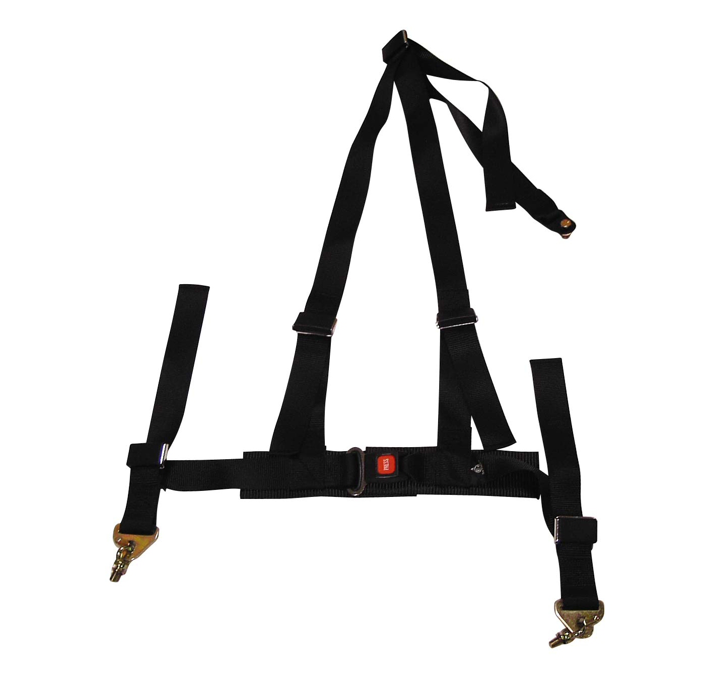 UNIVERSAL SIX-PERFORMANCE 3-POINT SEAT BELT BLACK + E-MARK