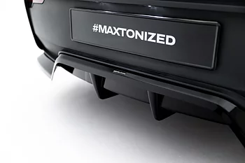 REAR SPLITTER (WITH VERTICAL BARS) SUITABLE FOR TESLA MODEL Y PREMIUM MK1 FACELIFT – MAXTON DESIGN