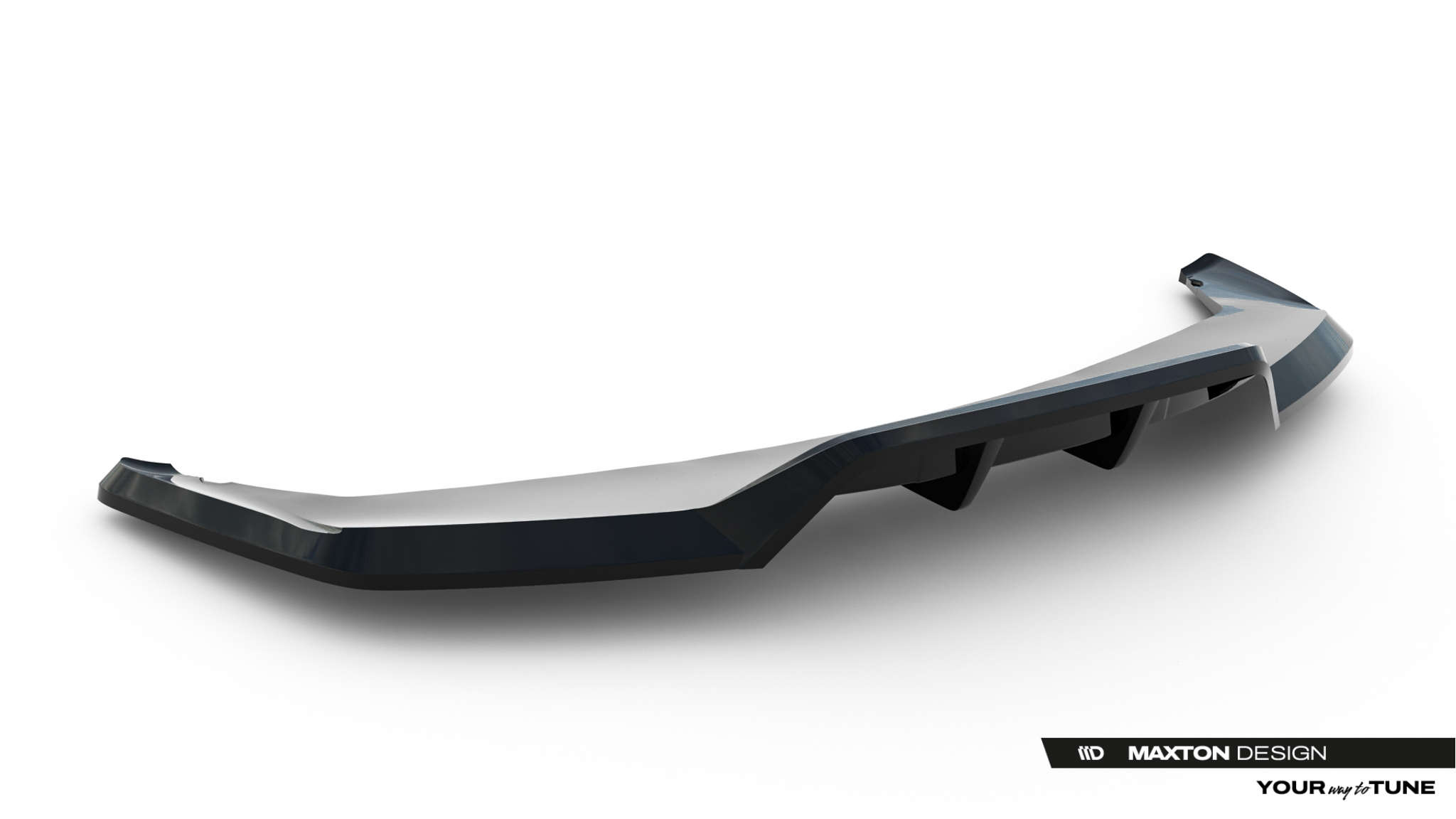 REAR SPLITTER (WITH VERTICAL BARS) SUITABLE FOR TESLA MODEL Y PREMIUM MK1 FACELIFT – MAXTON DESIGN - 5