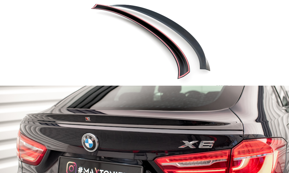 Spoiler CAP 3D V.2 BMW X6 F16 M-Pack / X6 M F86