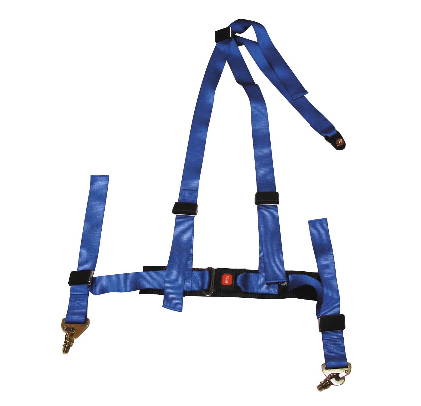 UNIVERSAL SIX-PERFORMANCE 3-POINT SEAT BELT BLUE + E-MARK